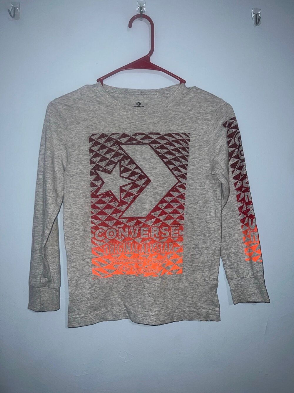 Kid’s Converse Long Sleeve Graphic T-Shirt
